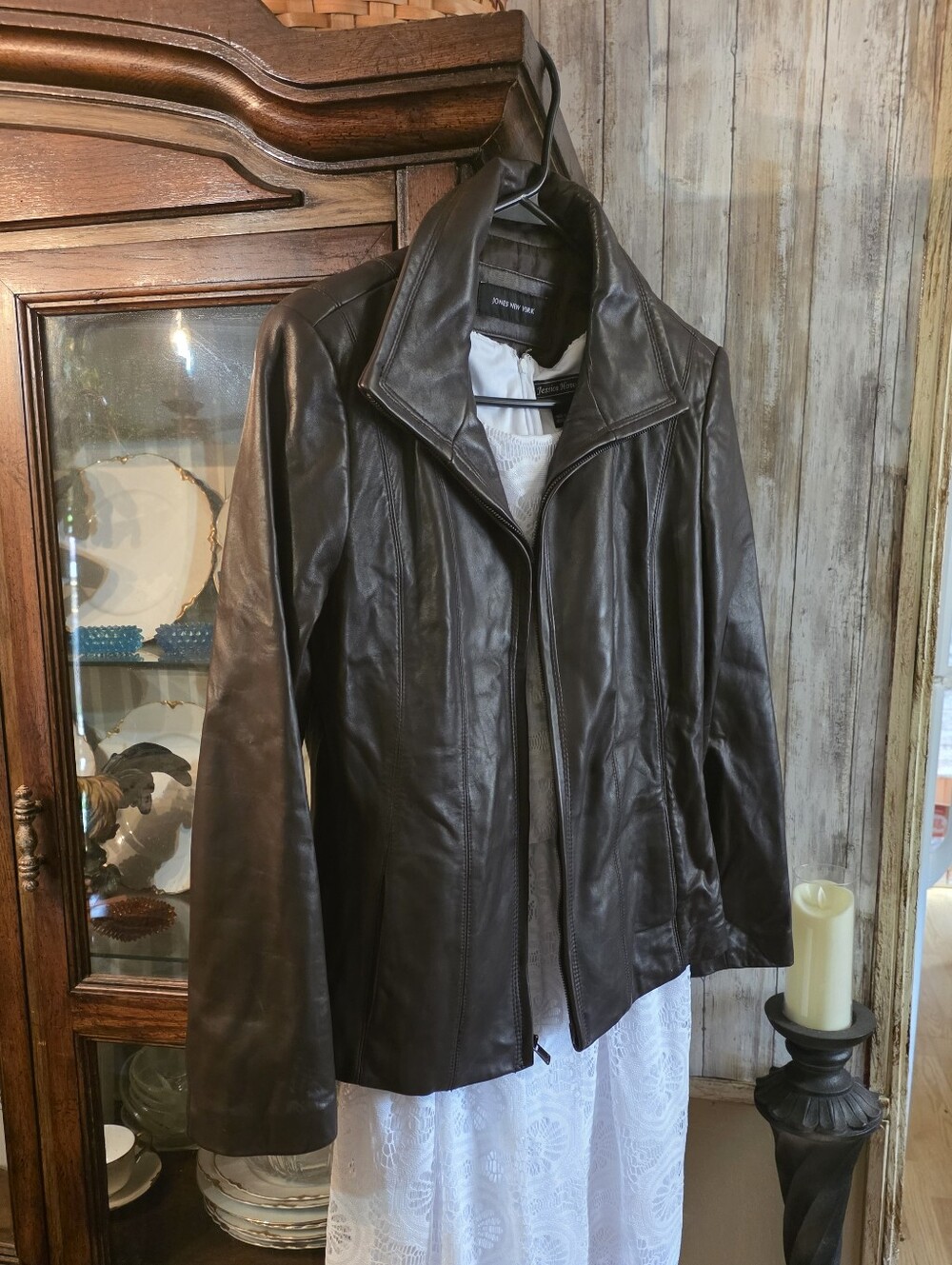 Jones Newyork Genuine Leather Jacket (M)